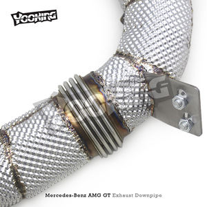 Werks-Auspuffkrümmer-Fallrohr für Mercedes-Benz AMG GT/GTS 4.0T 2014-2023 SS304 Free Flow DownPipe-Abgasanlage - Product Image 6