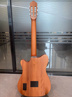 Gitar Akustik Kayu Solid Spruce Mahogany 40 Inci 6 Senar dengan Grafik Not Musik CG-100