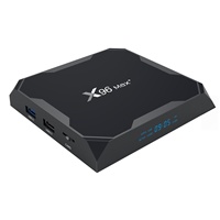 YDH-X96max+-1000M Android 9.0 Quad Core TV Box Amlogic S905X3 4GB+32GB 8K H.265 HEVC Décodeur 2.4G 5G WiFi 1000M Ethernet KODI