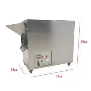 Máquina automática para asar nueces, tostador comercial, calefacción de tubos, máquinas para freír picantes de castañas verticales