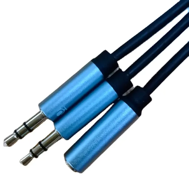 High Quality Durable 3.5 mm Audio 1 to 2 Male to Female Y Splitter Cable Mic Earphone Headphones Jack Stereo Splitter