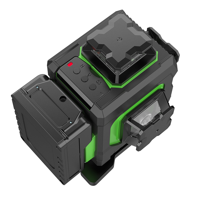 Industrial Grade 360 Degree Rotary Laser Level with Self-Leveling 16 Green Cross Lines