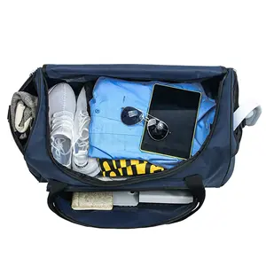 Custom Travel Bag With Shoe Compartment Sports Gym Weekend Duffel Bags