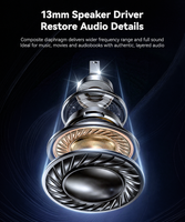 Yesido BT6.0 Earphone Nirkabel Peredam Kebisingan ENC Dual-Mic, Headphone BT dengan Driver Speaker 13MM, Earbud Nirkabel TWS TWS44