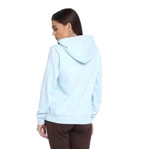 Temporada de invierno Sudaderas con capucha personalizadas para mujer Nuevo diseño elegante Sudaderas con capucha a rayas de moda para mujer y sudadera con cierre de cremallera - Product Image 2