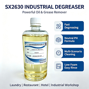 Dégraissant industriel neutre <span class=keywords><strong>à</strong></span> base d'eau SX2630, nettoyant pour graisses tenaces, pour blanchisserie, usine, hôtel, restaurant, lavage des métaux - Product Image 2