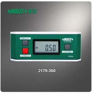 Insize 2179-360/2173-360 Nivel Digital de Acero Inoxidable de 0-360 Grados (4X90 Grados) con Resolución de 0.1 Grados, Medidor de Inclinación y Calibrador de Ángulos - Product Image 5