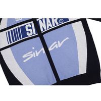 Suéter de Punto Casual de Invierno para Hombre con Logotipo Personalizado, Estilo Vintage de Carreras, Cárdigan con Cremallera, Manga Larga, OEM ODM, Patrón de Letras a la Moda