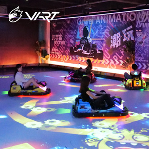 Simulateur de karting interactif en réalité augmentée, jeu de projecteur pour aire de jeux intérieure, karting multi-joueurs pour centre de divertissement FEC - Product Image 2