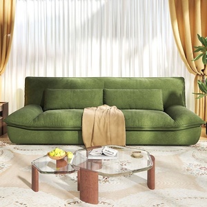 <span class=keywords><strong>Divano</strong></span> a Forma di Barca a Vela Multifunzionale Pieghevole in Tessuto, <span class=keywords><strong>Divano</strong></span> <span class=keywords><strong>Letto</strong></span> a Due Posti per Piccoli Soggiorni, Stile Crema, Famoso su Internet - Product Image 2