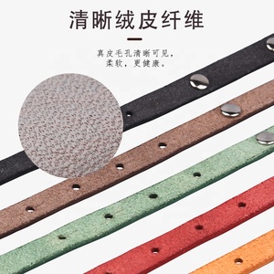 Cadena de cuero para mascotas, <span class=keywords><strong>Collar</strong></span> para perros y gatos, con campanas, a prueba de agua - Product Image 5