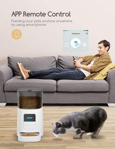 Automatische Huisdierinvoer 2.4G Wifi-Compatibel 6l Smart Food Dispenser Voor Honden Met App Control <span class=keywords><strong>Timer</strong></span> Voice Recorder Tot 15 Maaltijden - Product Image 3