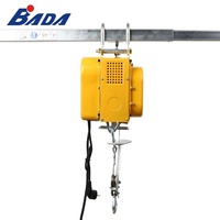 100/200kg Portable AC 230V 50 HZ suspension petite mini treuil électrique treuil