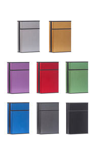 Sang Trọng Xách Tay Nhựa Thuốc Lá Trường Hợp 20Pcs Không Thấm Nước Lật Mở Lưu Trữ Hộp Tái Sử Dụng Du Lịch Thuốc Lá Chủ Trường Hợp Sang Trọng - Product Image 5