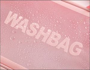 Sac de toilette personnalisé pour femme avec logo, en PVC transparent avec fermeture éclair, imperméable, pour trousse de toilette - Product Image 6