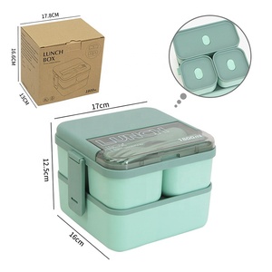 Ngăn Di Động Beno Hộp Ăn Trưa Nhựa Ăn Trưa <span class=keywords><strong>Container</strong></span> Với Khoang Cho Các Loại Dành Cho Người Lớn Làm Việc Cắm Trại - Product Image 6