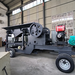 Concasseur à mâchoires mobile à moteur diesel 5,5 kW pour le traitement du granit en carrière, marque Hengtong, haute efficacité, technologie de pointe, longue durée de vie - Product Image 5