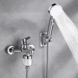 Purificateur d'<span class=keywords><strong>eau</strong></span> de <span class=keywords><strong>robinet</strong></span> Transparent charbon actif PP coton filtre de douche écologique Installation facile <span class=keywords><strong>eau</strong></span> du <span class=keywords><strong>robinet</strong></span> domestique - Product Image 1