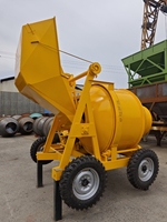 Mezcladora de Concreto Portátil Personalizada con Motor Diésel de 500L y 5.5KW, Alta Eficiencia, 10-14M3/H, Descarga Automática, Marca SG, 1 Año de Garantía