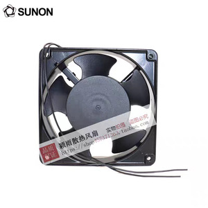 SUNON พัดลมแบบไหลตามแนวแกน A2123-HST 220-240V 2100 RPM ตลับลูกปืนติดผนังสีดำ - Product Image 4