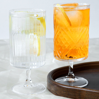 Gobelet en verre au design moderne, couleur personnalisée, logo, coupe à cocktail en cristal, verre à jus, verre à champagne, verre à boisson froide pour bar et fête