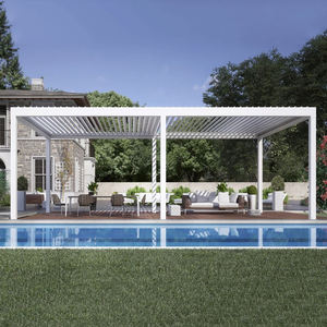 3X6M Aluminio Louvre Techo Pérgola Bioclimática Regulación del Sol Viento Lluvia Pérgolas Perfectas-Aluminio-Precio - Product Image 3