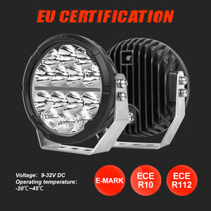 Alta potencia 150 vatios efecto de persecución ámbar Drl coche 7 pulgadas luz de conducción alto haz bajo luces de circulación diurna jeep en parachoques para Suv - Product Image 5