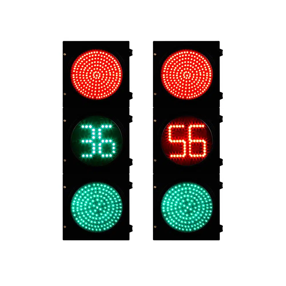 Digitale Countdown-LED-Ampel 300mm Signal leuchte zum Fahren