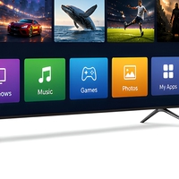 Téléviseur intelligent 4K UHD de 100 pouces avec rétroéclairage LED, écran large LCD et Wi-Fi pour l'hôtellerie et le divertissement à domicile