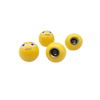 Smile Tire Valve Cap Cross Shape Wheel Tire Valve Stems Caps Valve Cover