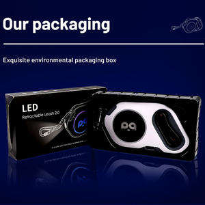 Correa Retráctil Automática para Perro de 5 m de Lujo Personalizada 2025 de Nailon con Carga USB e Iluminación con Estampado de Decoraciones Western - Product Image 5