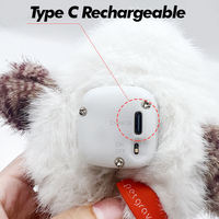 Jouet pour chat interactif rechargeable par USB, best-seller du fabricant, jouet pour chaton avec plume simulée, chant et toucher