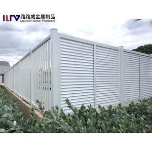 Kim loại trắng slat siding riêng tư hàng rào tấm bên ngoài nhôm hàng rào tường cho ngôi nhà - Product Image 6