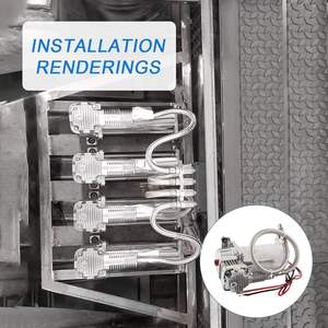 Pompe à suspension pneumatique multifonctionnelle 12V - Compresseur d'airbag utile avec poignée pour les activités de plein air - Product Image 6