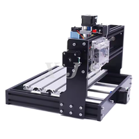 CNC 3018 Pro GRBL contrôle bricolage hors ligne Mini CNC Machine 10 pièces Kit de coupe de fraise en bout et 3 axes Pcb fraiseuse bois routeur