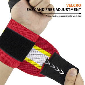 MKAS Elástico Cross Training Gimnasio Heavy Duty Fitness Levantamiento de pesas Soporte de levantamiento de pesas Logotipo personalizado Muñequeras - Product Image 5