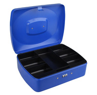 Günstige Preis mit Hoher Qualität Metall passwort lock Cash Schublade Cash Money Box mit innen fach für münzen und bank notizen