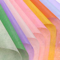 Papier d'emballage pour fleurs en tissu non tissé classique en gros avec doublure en coton, matériel artisanal pour fleuriste
