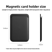Étui Portefeuille Magnétique en Cuir PU à Fixation Arrière pour Téléphone Portable avec Porte-Cartes pour iPhone 18 Pro Max 17 16 15 14 13