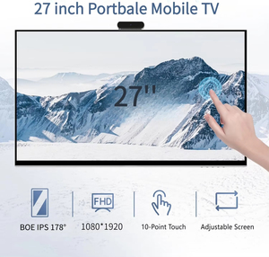 Màn Hình 27 <span class=keywords><strong>Inch</strong></span> Máy Tính Bảng Xoay Tương Tác Di Chuyển TV Có Thể Sạc Lại Thông Minh Truyền Hình Full HD Xách Tay TV Trên Bánh Xe Thông Minh TV - Product Image 2