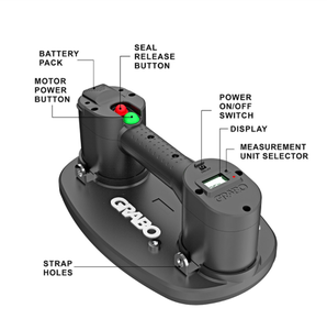 Grabo Pro Lifer <strong>Gripper</strong> 20 Other Hand Tools <strong>Tile</strong> Vacuum Suction Cup Lifer <strong>Gripper</strong> for Wood, Dry-Wall, Granite, Glass (Patterned or Smooth), T - Product Image 5