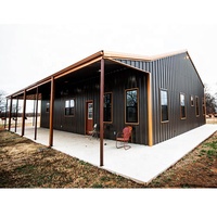 Maison préfabriquée Barndo Homes Structure en acier Kits de barndominium en acier Grange en métal