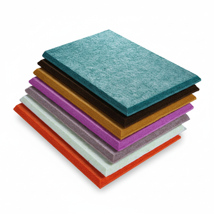 Paneles Acústicos de Fieltro de Fibra de Poliéster 100% al por Mayor, Autoadhesivos, Insonorizantes, para Estudios, Escuelas, Diseño Tradicional, Diseño de Modelo 3D - Product Image 1