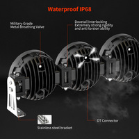 Barra de Luz LED Modular Chasing DRL de 32, 42, 52 Pulgadas, 12V, Tipo Spot y Flood, Enlazable, con Luz Estroboscópica Ámbar, para Todoterreno, Camionetas, UTV, Can-am X3