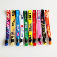 Bracelets personnalisés en polyester par sublimation, bracelets-tickets, bracelets en tissu personnalisés pour festivals et événements