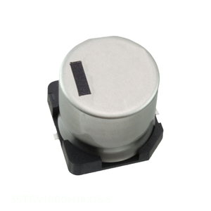 Original Surface Mount 35TGV1000M18X16.5 1000 uF CAP ALUM 1000UF 20% 35V SMD Capacitor - Product Image 1