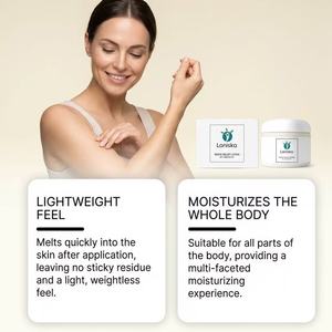 Crème hydratante pour le corps, rafraîchissante, non collante, sensation de peau hydratée, soyeuse, confortable, crème de soin pour la peau. - Product Image 2