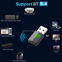 Adaptador USB Inalámbrico de Doble Banda 2.4G 5G, Dongle WiFi 6 BT5.4 AX600, Tarjeta de Red Plug and Play para PC y Laptop, Sin Controladores