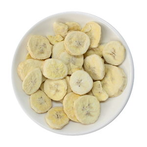 GMP-078 2022 Großhandel Günstige Snack Obst Gefrier getrocknete Banane Dry Freeze Banane für Kinder