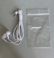 Earphone Aktif Sekali Pakai Bahan ABS+Silikon IPX-3 Tahan Air Kabel 3.5mm 120cm Suara Sempurna Gratis Ongkir Grosir